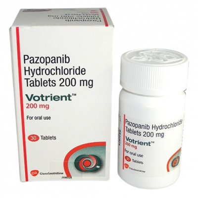 VOTRIENT 200 MG ( PAZOPANIB ) 30 TABLETS